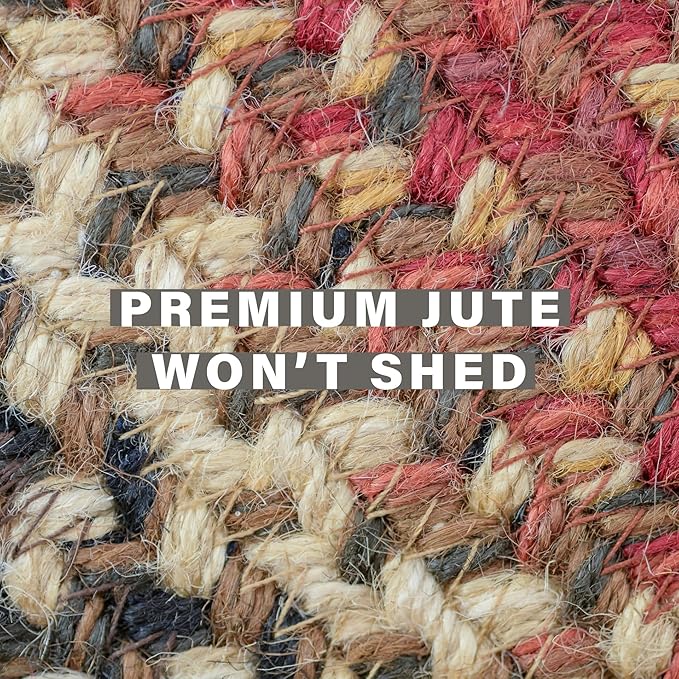 Homespice Chester Braided Area Rugs 4x6' Oval - Image 4