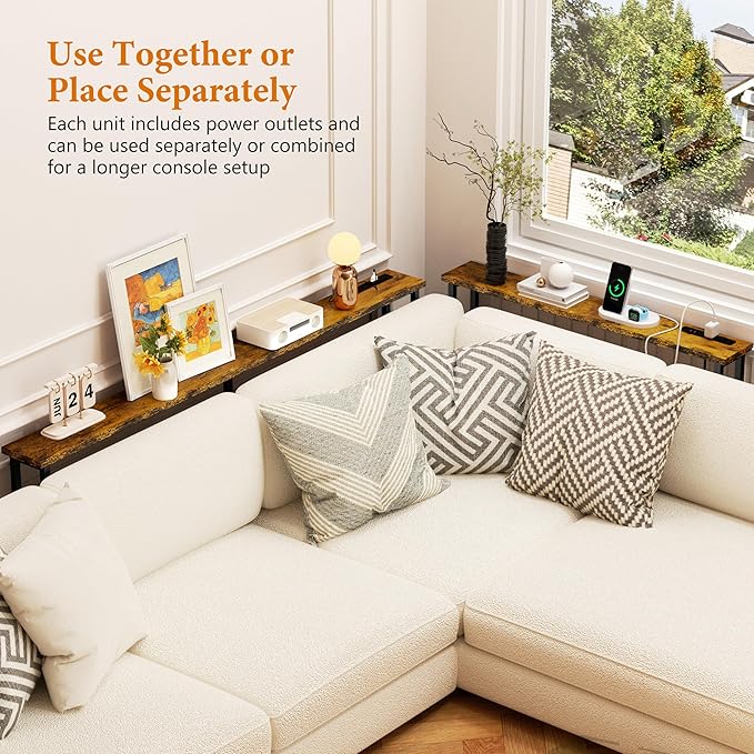 GRLEAF 39" Narrow Console Sofa Table - Image 8