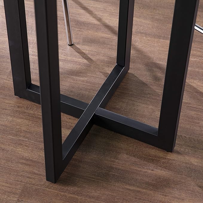 SEI Furniture Danby 42" Bar Bistro Table, Burnt Oak - Image 4