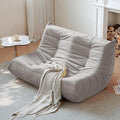 Bean Bag Chair, Loveseat Fireside Chair Bean Bag Sofa by Gazecaia