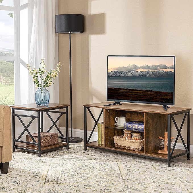Industrial End Table Side Table - Image 8