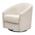 Babyletto Madison Swivel Glider in Polyester Ivory Boucle by babyletto