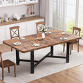 Dining Table for 4-6, 62“Extendable Kitchen Dining Room Table, Space Saving by JOCOEVOL