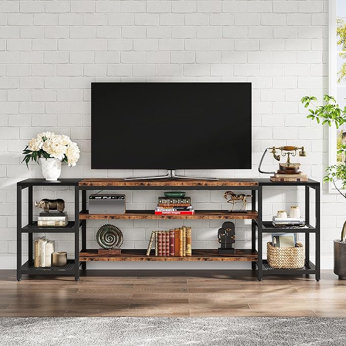 Tribesigns 78 Inch TV Stand for TVs up to 85 Inch, Media Entertainment Center - Image 8