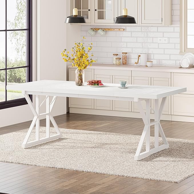 Tribesigns Farmhouse Dining Table - Image 3