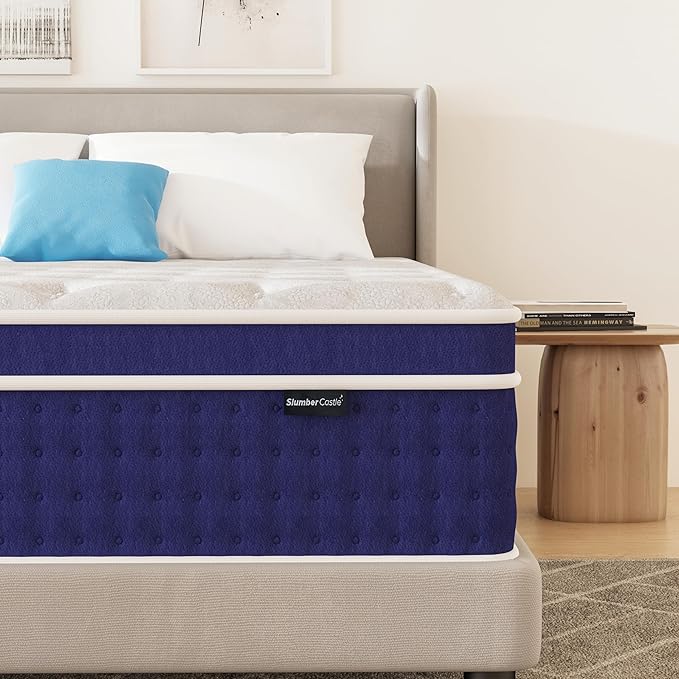 14 Inch King Size Mattress, King Mattress in a Box, Memory Foam Hybrid by YourCastleofComfort