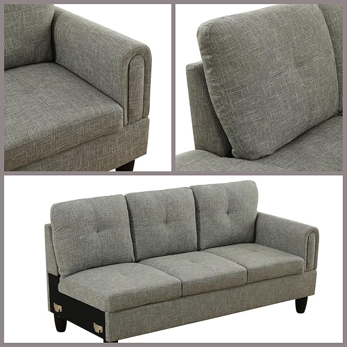 L Shaped Couch Sectional Couches - Image 6