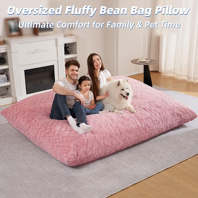 HABUTWAY 4 in 1 Bean Bag Chair, Giant Memory Foam Filling Bean Bag Sofa - Image 5