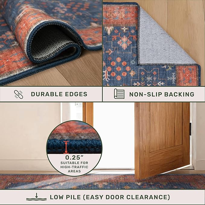 Washable Kitchen Rugs, 3x6 Area Rug - Image 5