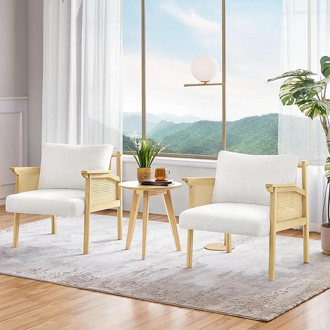 Yaheetech Accent Boucle Vanity Chair by Yaheetech
