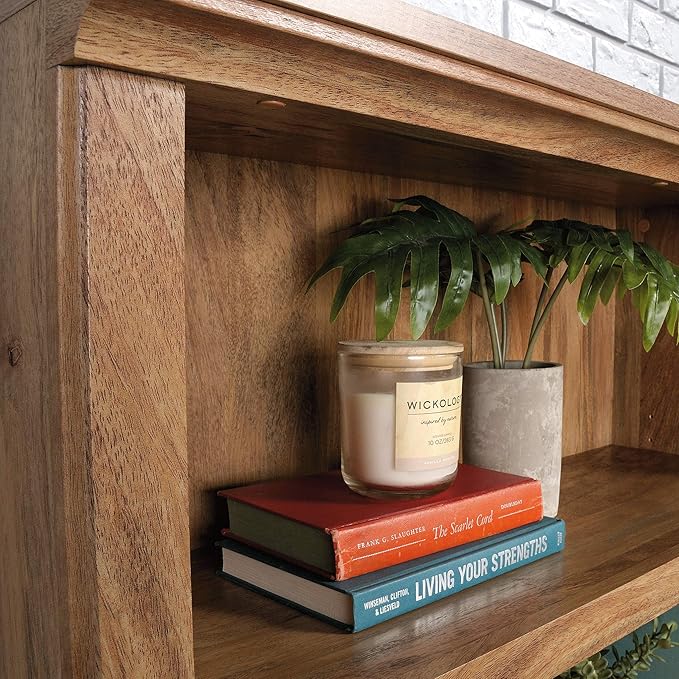 Sauder Miscellaneous Storage Transitional 3-Shelf 2-Door Bookcase/ Book shelf - Image 8