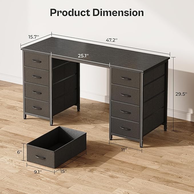 Huuger 47 Inch Computer Desk - Image 2