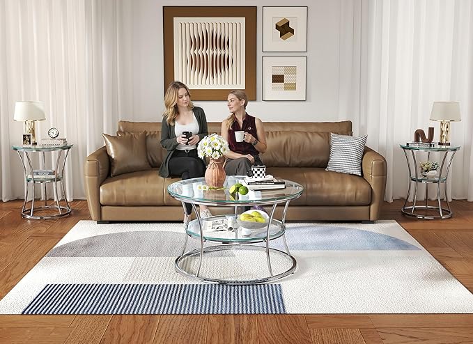 O&K FURNITURE Round End Table - Image 7