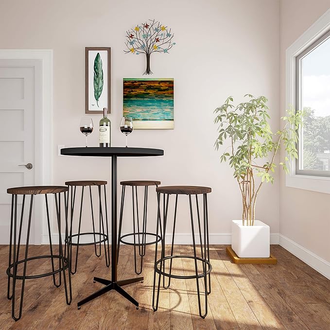 Lavish Home 24-Inch Bar Stools by LavishHomeCollection