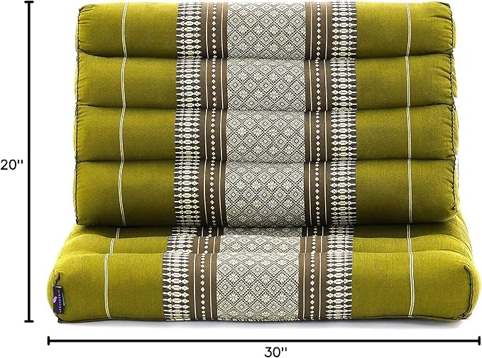 Leewadee 1-Fold Mat with Triangle Cushion – Comfortable TV Pillow, Foldable - Image 2