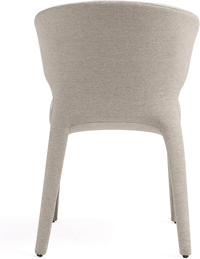 Manhattan Comfort Conrad Mid Century Modern Dining Chairs Woven Tweed - Image 8