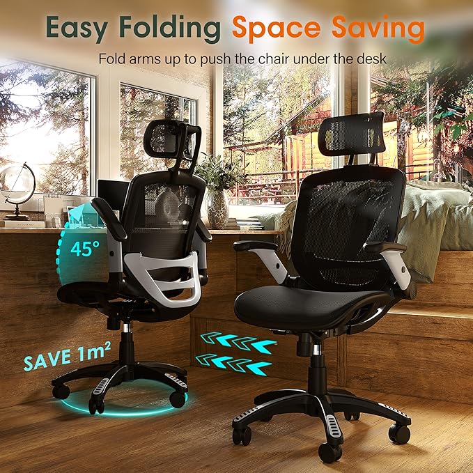 GABRYLLY Ergonomic Office Chair, High Back Home Desk Chair - Image 3