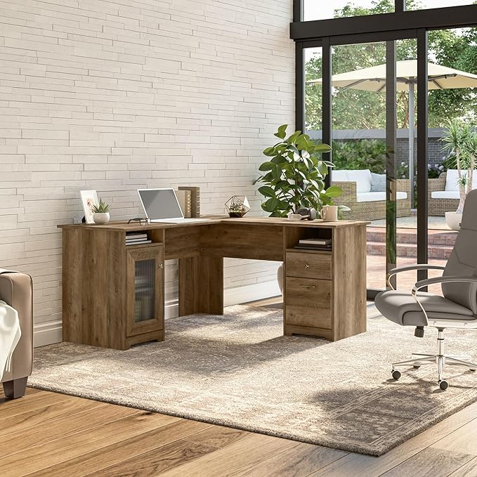 Bush Furniture Cabot 60W L Shaped Computer Desk - Image 2