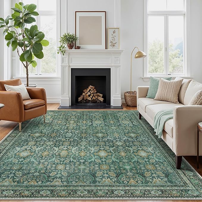 8X10 Area Rugs Machine Washable Rugs - Image 2