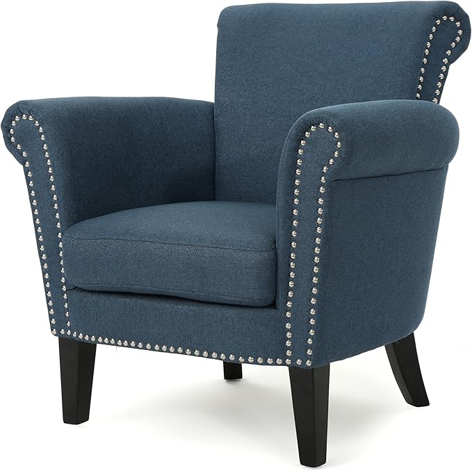 Ball & Cast Upholstered Living Room Chairs, Luxury Curved Design - Image 5