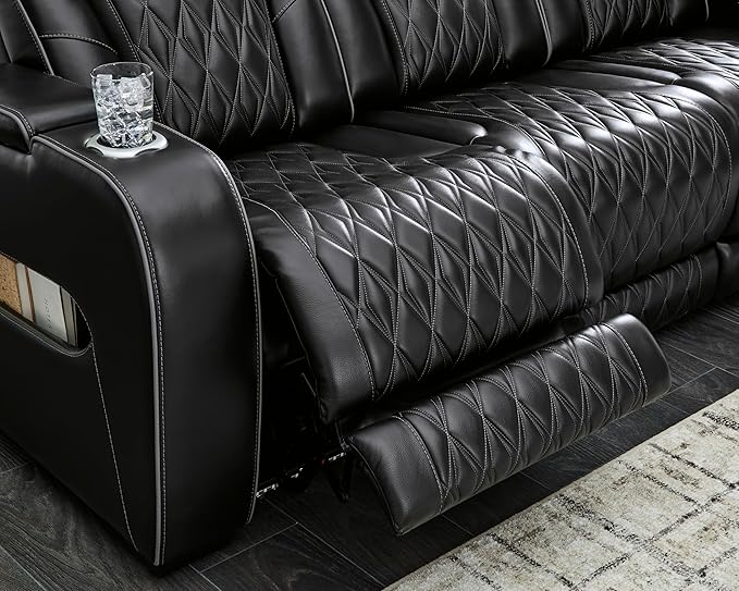 Signature Design by Ashley Boyington Modern Leather Match Power Reclining - Image 16