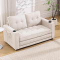 ERYE Modern Upholstered Loveseat Sofa Foldable Convertible Floor Sofabed by Unknown