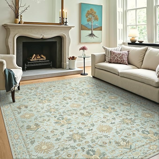 8X10 Area Rugs Machine Washable Runner Rugs - Image 2