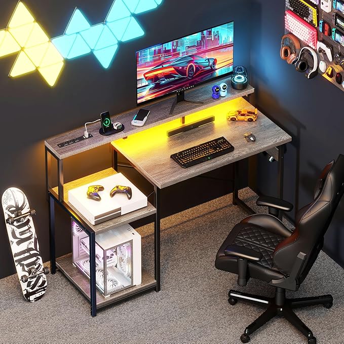 AODK Computer Desk, 48 Inch Gaming Desk - Image 2