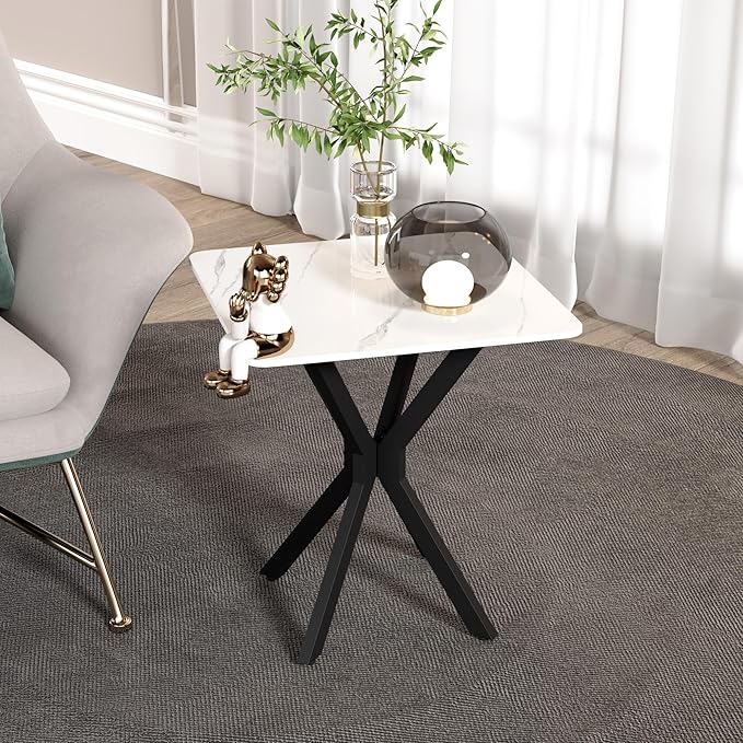 Square Side Table Set of 1, Modern Stylish End Table - Image 5