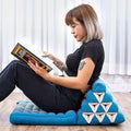 Leewadee 1-Fold Mat with Triangle Cushion – Comfortable TV Pillow, Foldable by Leewadee