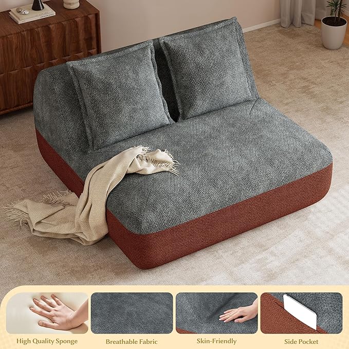 Hobestluk Small Sofa Couch Lounge Sofa Chair - Image 4