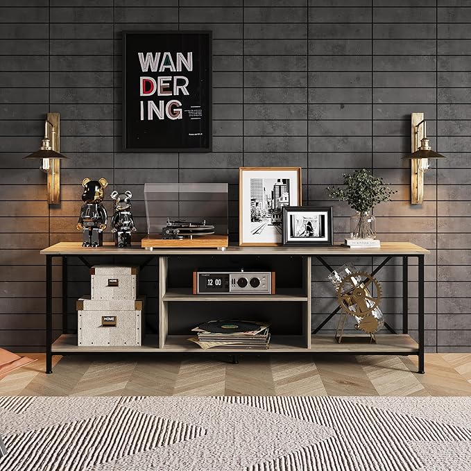 WLIVE TV Stand for 70 Inch TV, Entertainment Center - Image 7