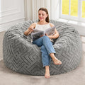 Hobestluk Bean Bag Chairs Adults Beanbag Chair by YourHomeDeservesMore