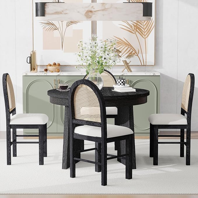 Ball & Cast Retro 5 Pieces Dining Table Set - Image 4
