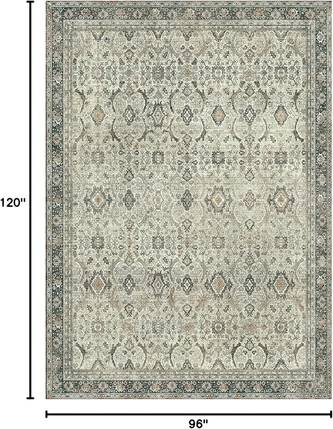 8X10 Area Rugs Machine Washable Rugs - Image 2