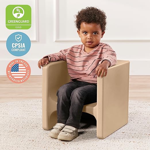 ECR4Kids Tri-Me Table and Cube Chair Set - Image 7