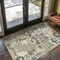 GENIMO Area Rug 2x3 Doormat, Machine Washable Low Pile Rugs, Small Floral by GENIMO