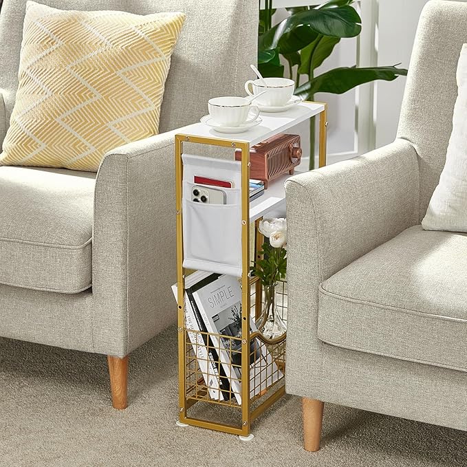Narrow Side Table, Skinny Small End Tables - Image 4