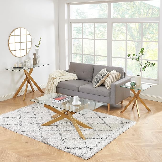 Modern Cross-Leg Console Table - Image 8