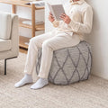 Anji Mountain 100% Handmade & Handcrafted Comfortable Home Décor Pouf Ottoman by AnjiMountain