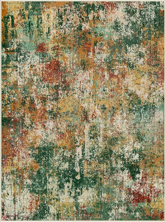 Washable Area Rugs 5'x7' Non-Slip Modern Abstract Soft - Image 8