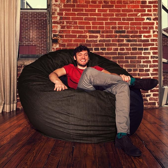 Jaxx 6 Foot Cocoon Large Bean Bag Chair - Image 2