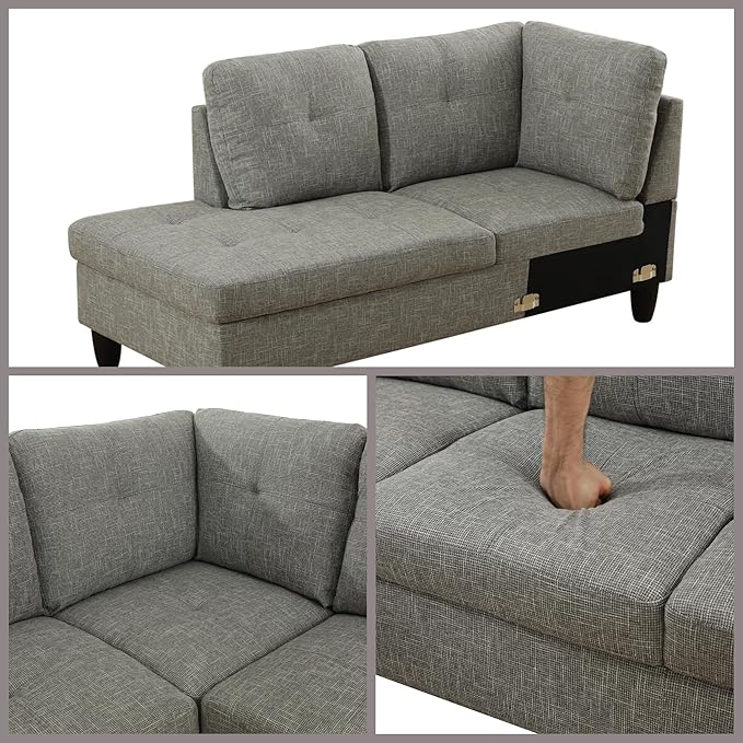 L Shaped Couch Sectional Couches - Image 5