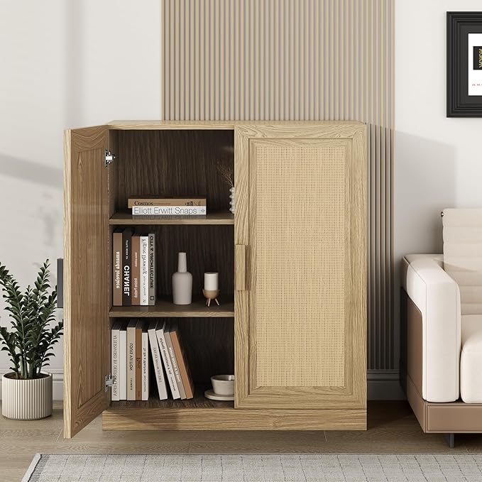 Buffet Cabinet, 2-Doors Sideboard Cabinet - Image 5