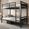 Feonase Metal Twin Over Twin Bunk Bed by FEONASE