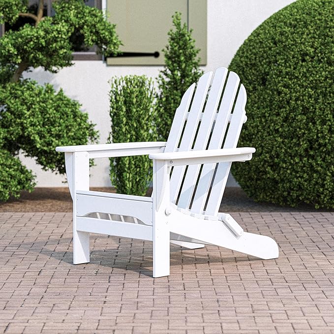 POLYWOOD AD5030WH Classic Folding Adirondack Chair - Image 2