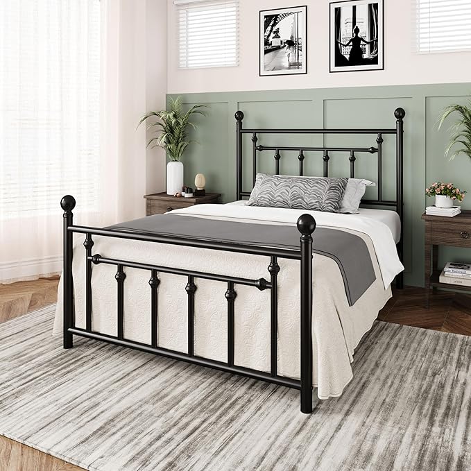 Allewie 14 Inch Twin Size Metal Platform Bed Frame - Image 3