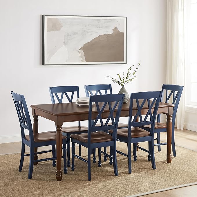 Crosley Furniture Shelby 7-Piece Traditional Dining Table Set - Image 5