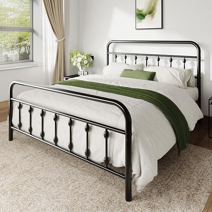 Allewie Queen Size Metal Platform Bed Frame - Image 3