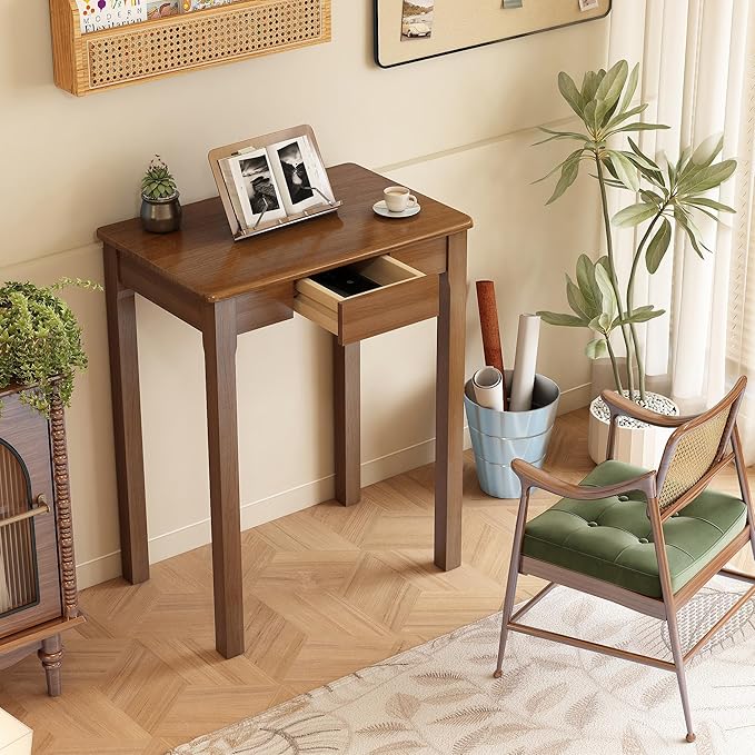 Solid Wood Desk with Drawers - Image 2